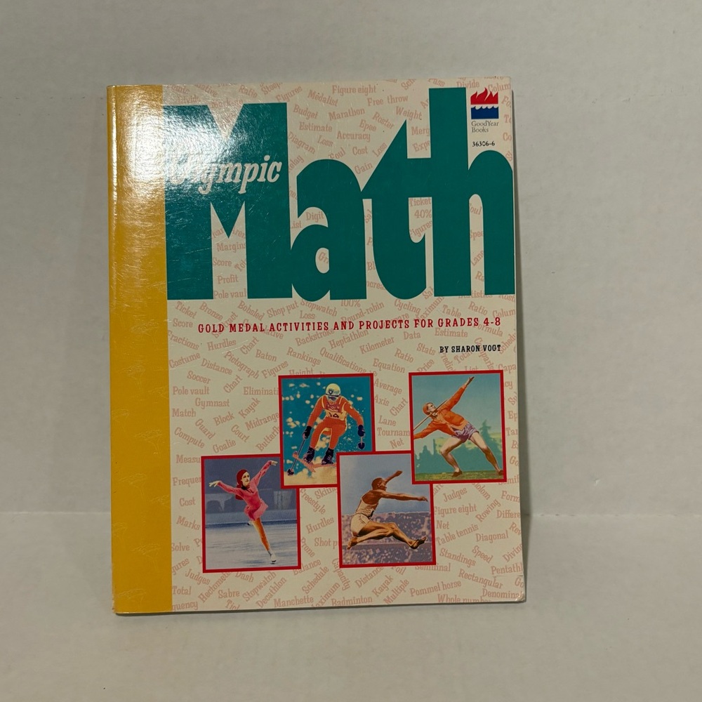Olympic Math Book - Yellow and Teal